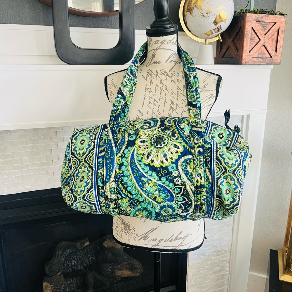 Vera Bradley Blue Green Paisley Women's Bag